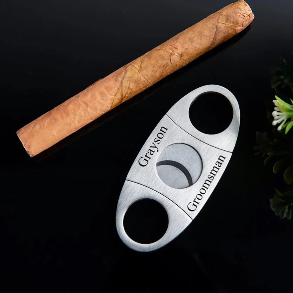 Personalized cigar cutter, engraved cigar cutter, suitable for men to give to their parents, boyfriend gifts, best man gifts