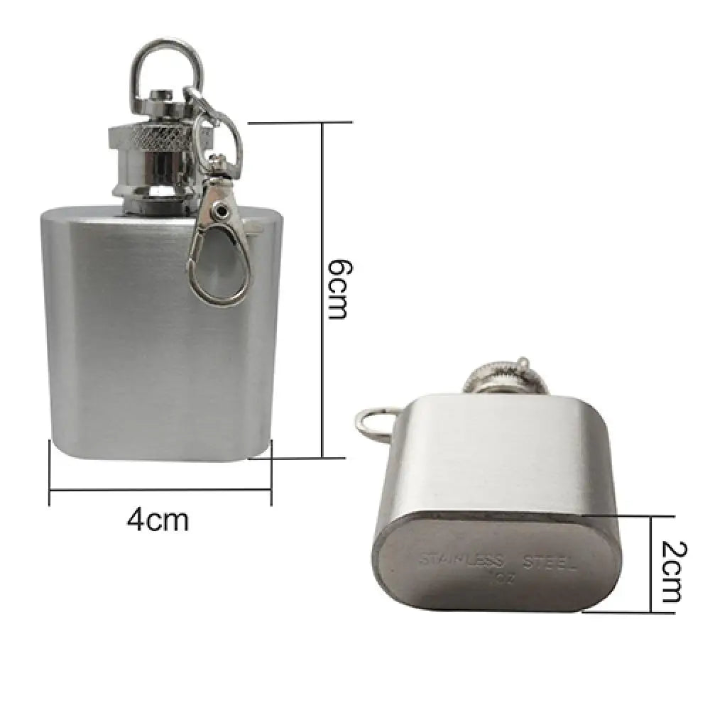 Mini Pocket Stainless Steel Wine Bottle Whiskey Liquor Hip Flask Screw Cap