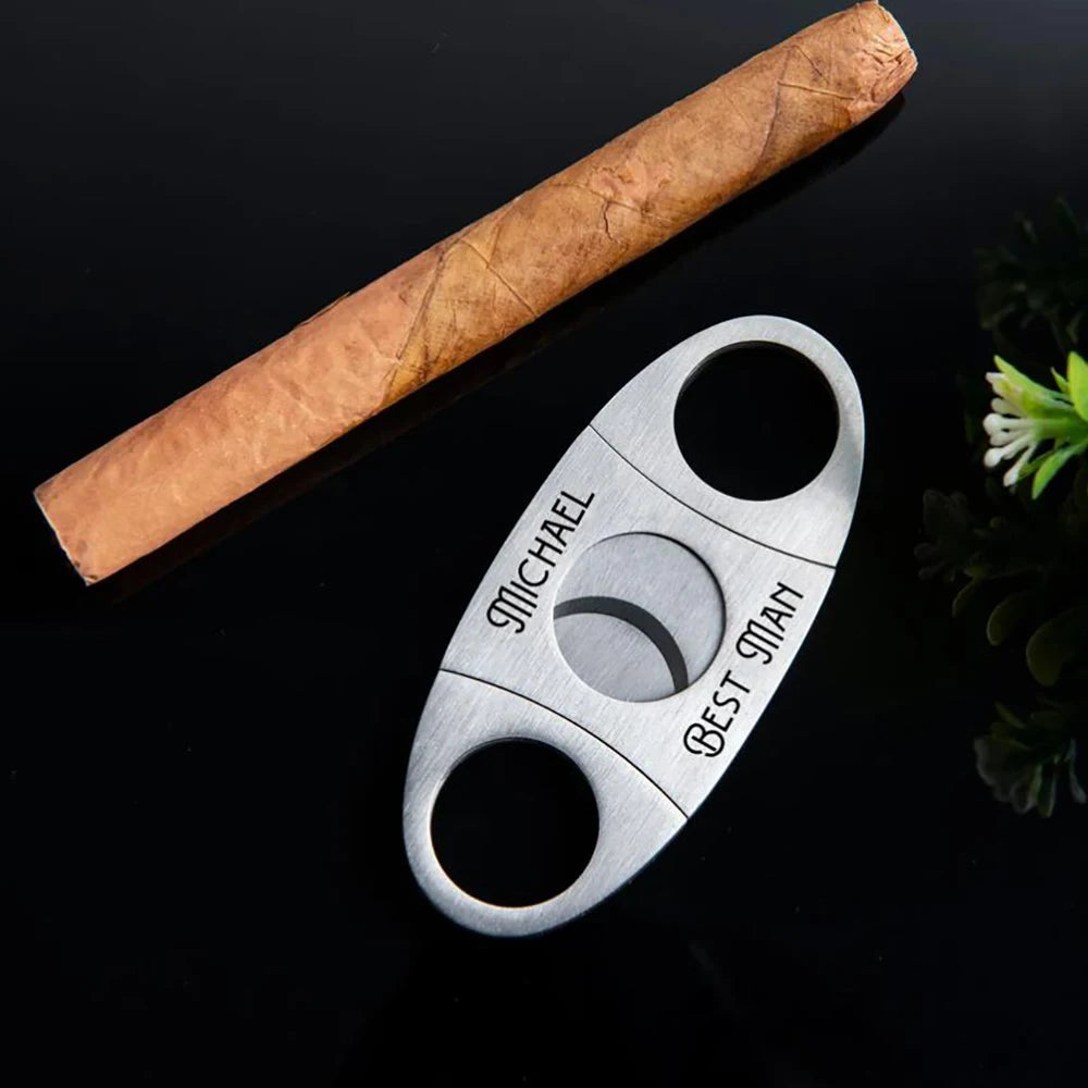 Personalized cigar cutter, engraved cigar cutter, suitable for men to give to their parents, boyfriend gifts, best man gifts