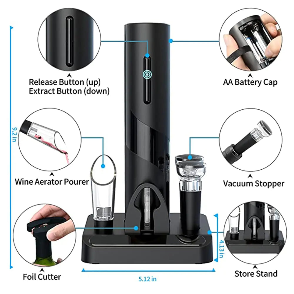 Automatic Corkscrew Wine Opener