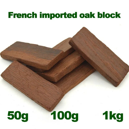 French Oak block Home Brewing Wine Making Dark & Light & MediumToast Flavor For Wine & Brandy Provide The Flavor Of Oak Barrel