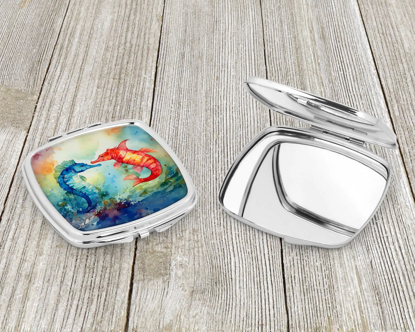 Seahorses Compact Mirror