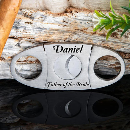 Personalized cigar cutter, engraved cigar cutter, suitable for men to give to their parents, boyfriend gifts, best man gifts